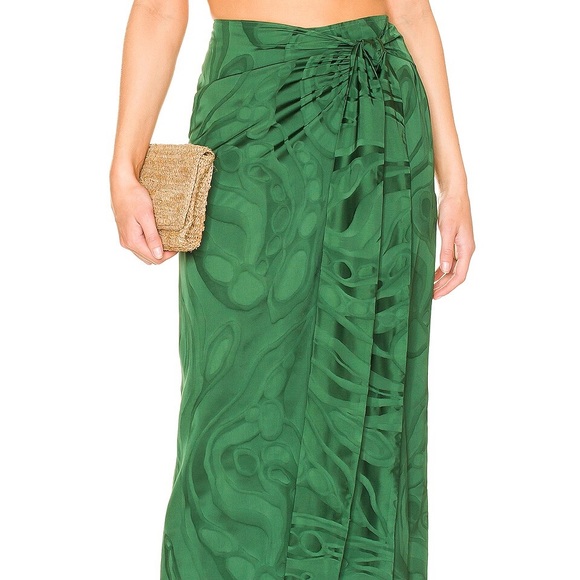 Silvia Tcherassi Bonnan skirt Emerald marble. - Picture 3 of 5
